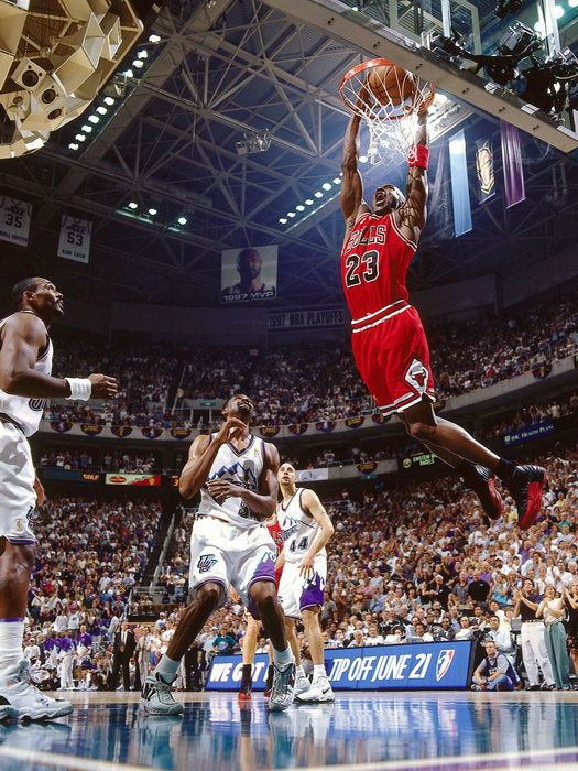 Michael Jordan Dunk Basketball Sport Wall Art Print Poster