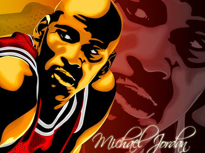 Michael Jordan Amazing Art Basketball Sport Wall Art Print Poster