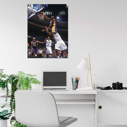 Black Mamba Monster Dunk Dwight Howard Posterize Basketball Sport Wall Art Print Poster