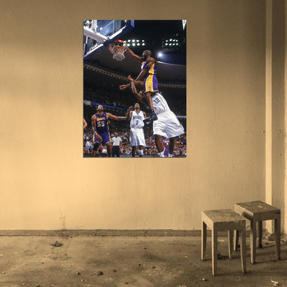 Black Mamba Monster Dunk Dwight Howard Posterize Basketball Sport Wall Art Print Poster