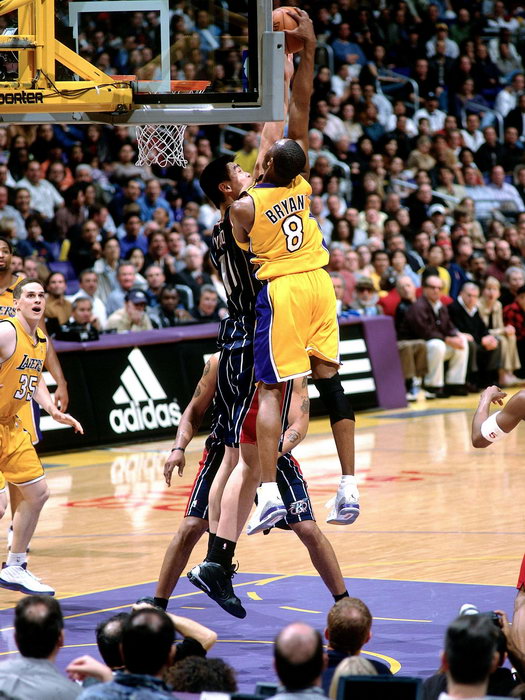 Black Mamba Monster Dunk Yao Ming Posterize Basketball Sport Wall Art Print Poster