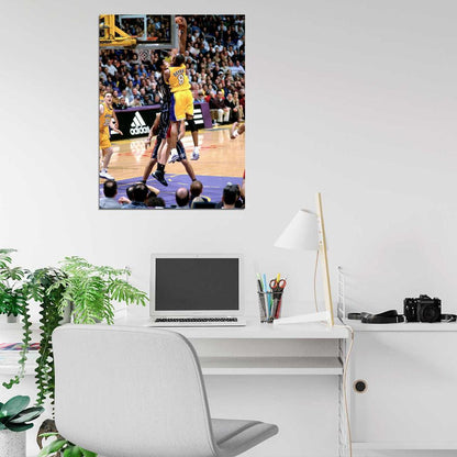 Black Mamba Monster Dunk Yao Ming Posterize Basketball Sport Wall Art Print Poster