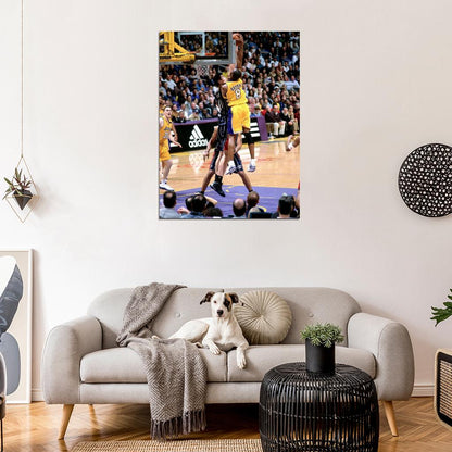 Black Mamba Monster Dunk Yao Ming Posterize Basketball Sport Wall Art Print Poster