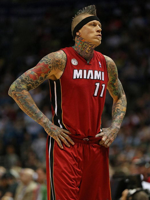 Chris Andersen Birdman Tattoos Basketball Sport Wall Art Print Poster