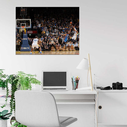 Andre Iguodala Game-Winner Fadeaway Shot Buzzer Beater OKC Thunder Basketball Sport Wall Art Print Poster