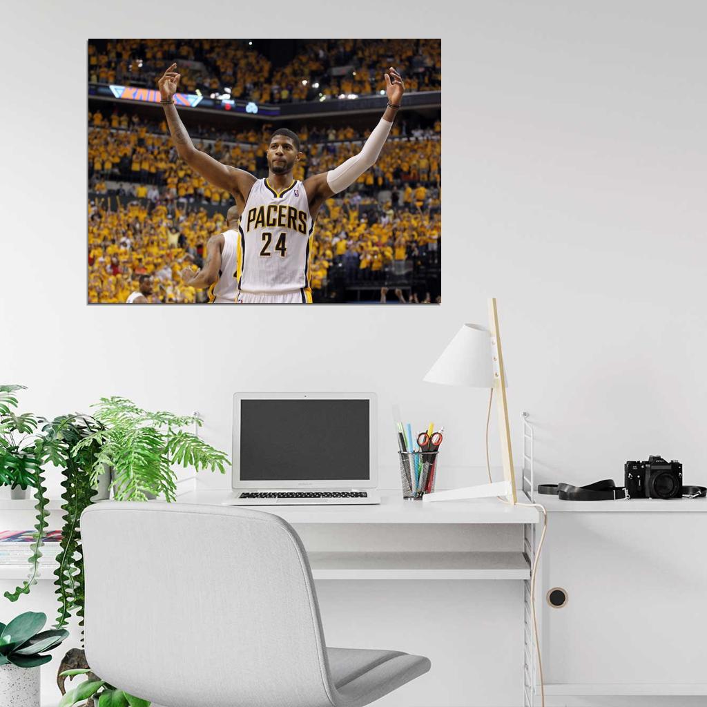 Paul George Basketball Sport Wall Art Print Poster