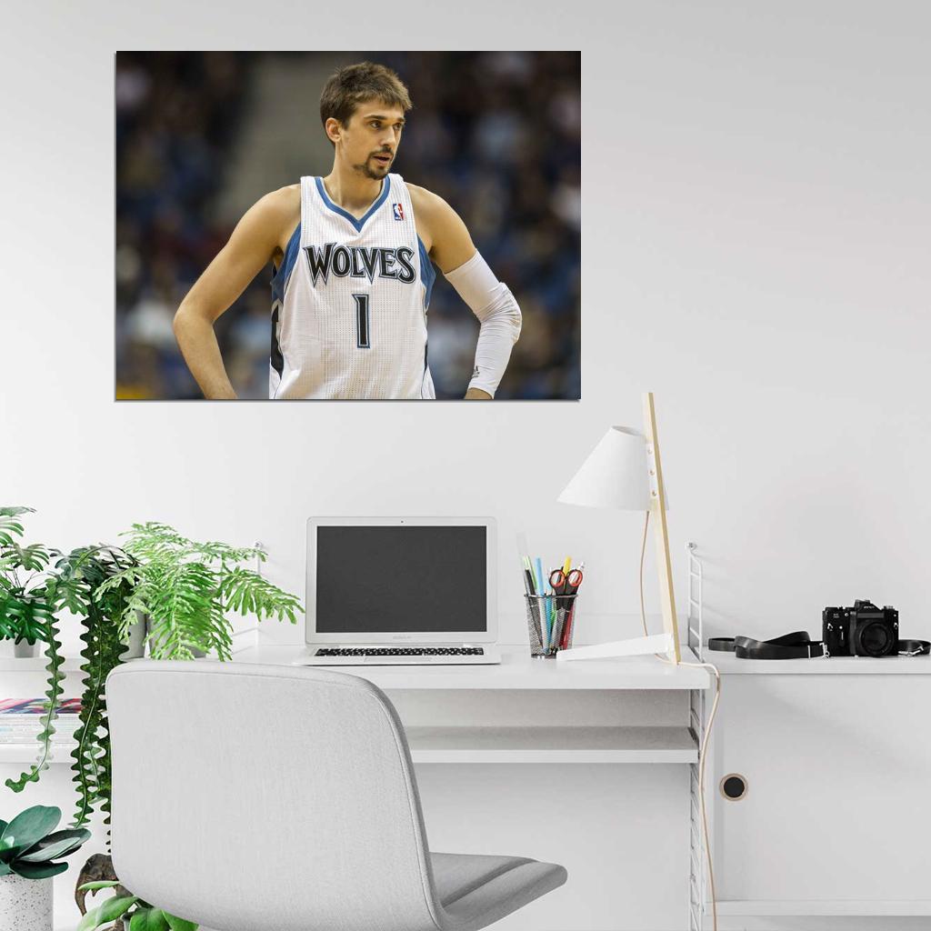Alexey Shved Basketball Sport Wall Art Print Poster