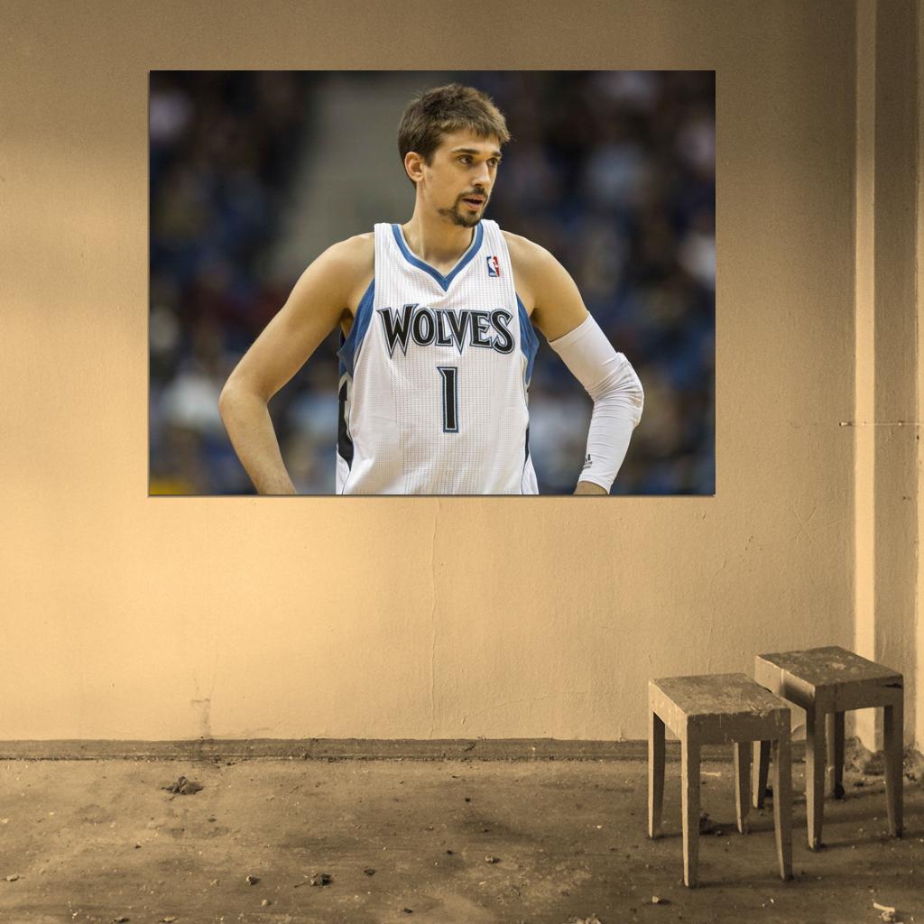 Alexey Shved Basketball Sport Wall Art Print Poster