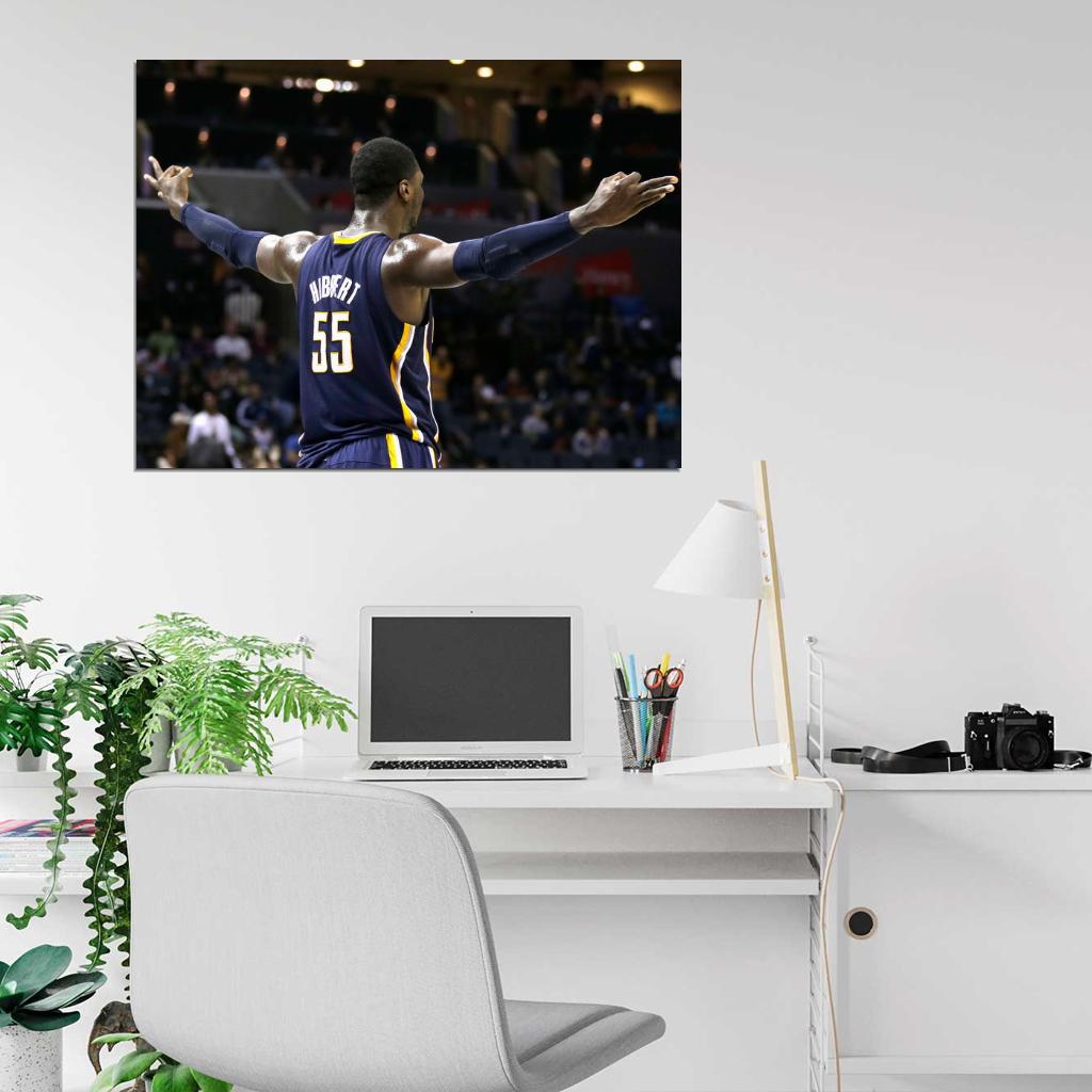 Roy Hibbert Basketball Sport Wall Art Print Poster