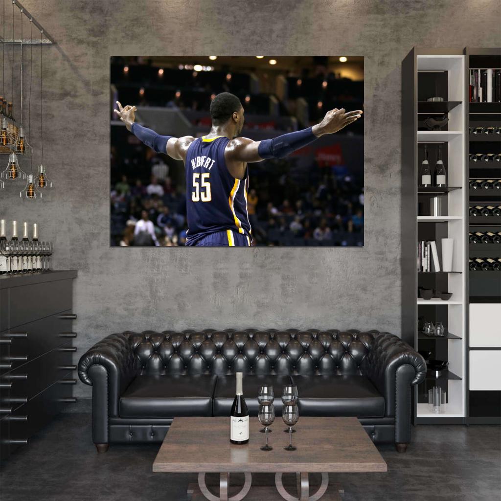 Roy Hibbert Basketball Sport Wall Art Print Poster