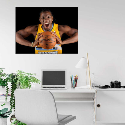Kenneth Faried Manimal Denver Basketball Sport Wall Art Print Poster