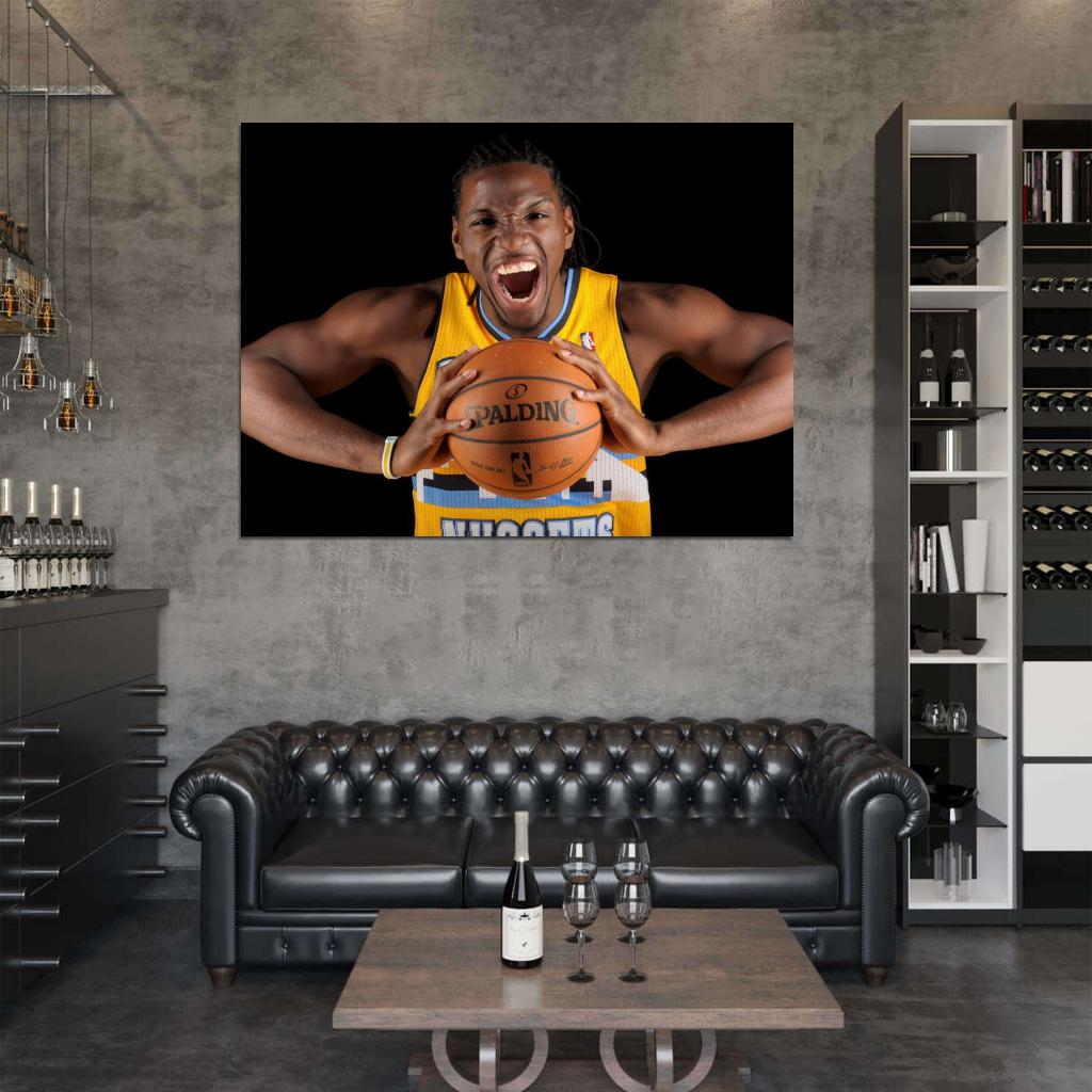 Kenneth Faried Manimal Denver Basketball Sport Wall Art Print Poster