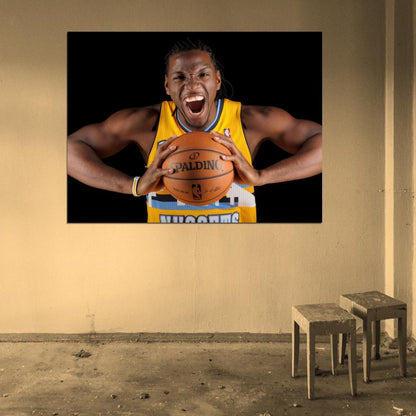 Kenneth Faried Manimal Denver Basketball Sport Wall Art Print Poster