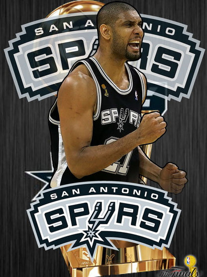 Tim Duncan Art Basketball Sport Wall Art Print Poster