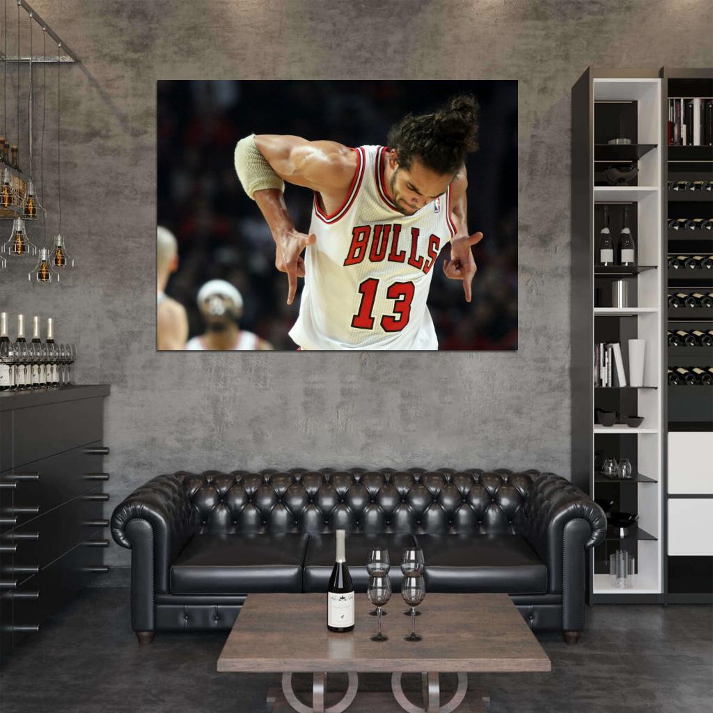 Joakim Noah Basketball Sport Wall Art Print Poster