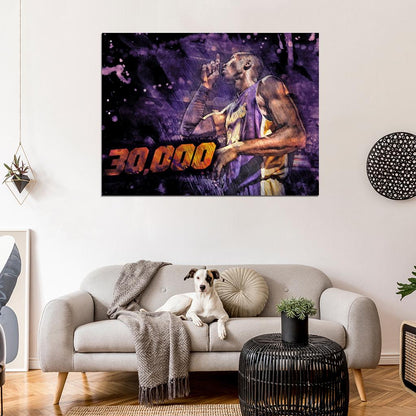 Black Mamba Art Los Angeles Basketball Sport Wall Art Print Poster