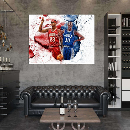 Lebron James Art Basketball Sport Wall Art Print Poster