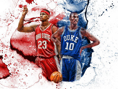 Lebron James Art Basketball Sport Wall Art Print Poster