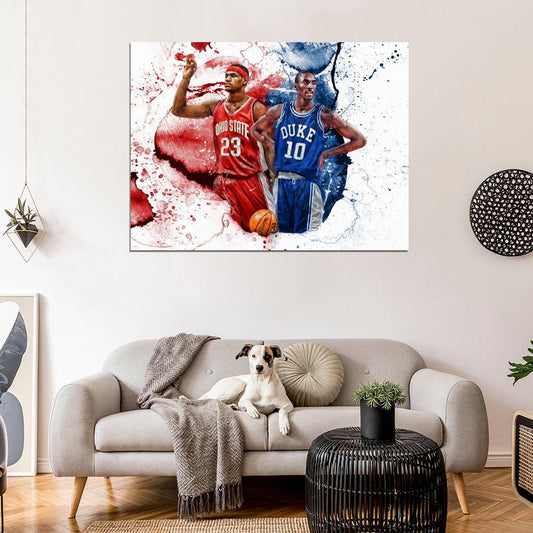 Lebron James Art Basketball Sport Wall Art Print Poster