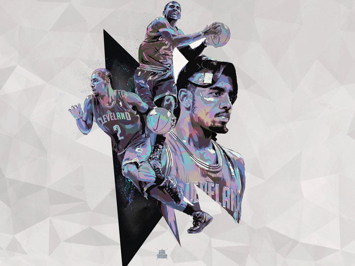 Kyrie Irving Art Basketball Sport Wall Art Print Poster