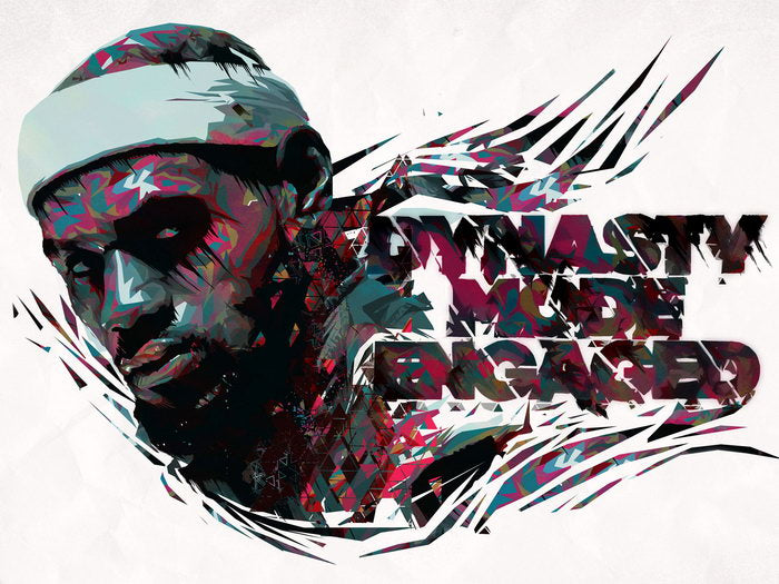 LeBron James The King Art Painting Basketball Sport Wall Art Print Poster