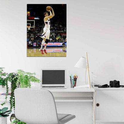 Kyle Korver Jump Shot Basketball Sport Wall Art Print Poster
