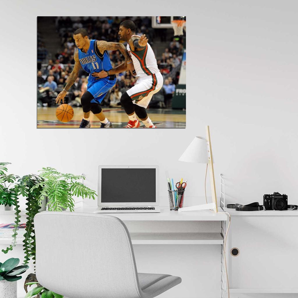 Monta Ellis Dallas Basketball Sport Wall Art Print Poster
