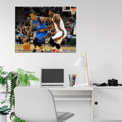 Monta Ellis Dallas Basketball Sport Wall Art Print Poster