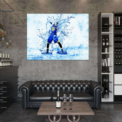 Stephen Steph Curry Art Basketball Sport Wall Art Print Poster