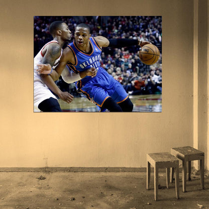 Russell Westbrook Basketball Sport Wall Art Print Poster