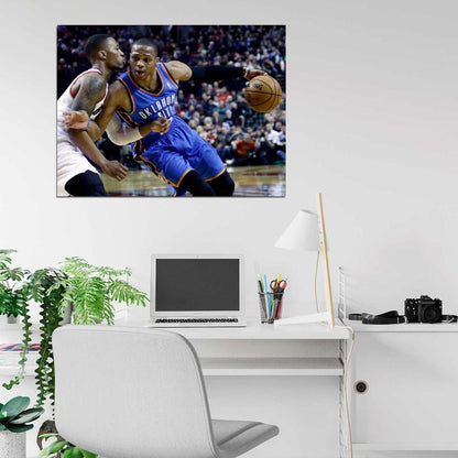 Russell Westbrook Basketball Sport Wall Art Print Poster