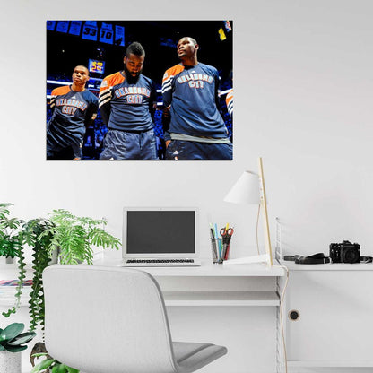 Russell Westbrook Kevin Durant Basketball Sport Wall Art Print Poster