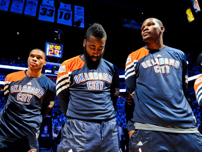 Russell Westbrook Kevin Durant Basketball Sport Wall Art Print Poster