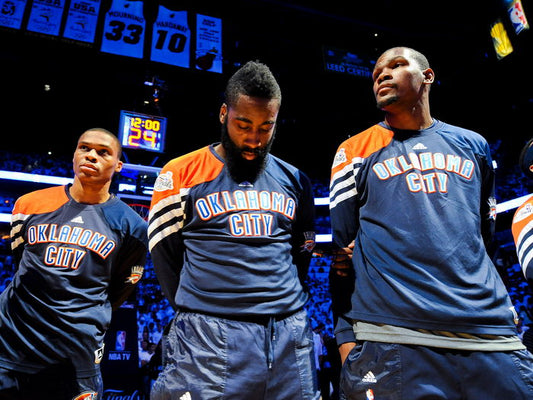 Russell Westbrook Kevin Durant Basketball Sport Wall Art Print Poster