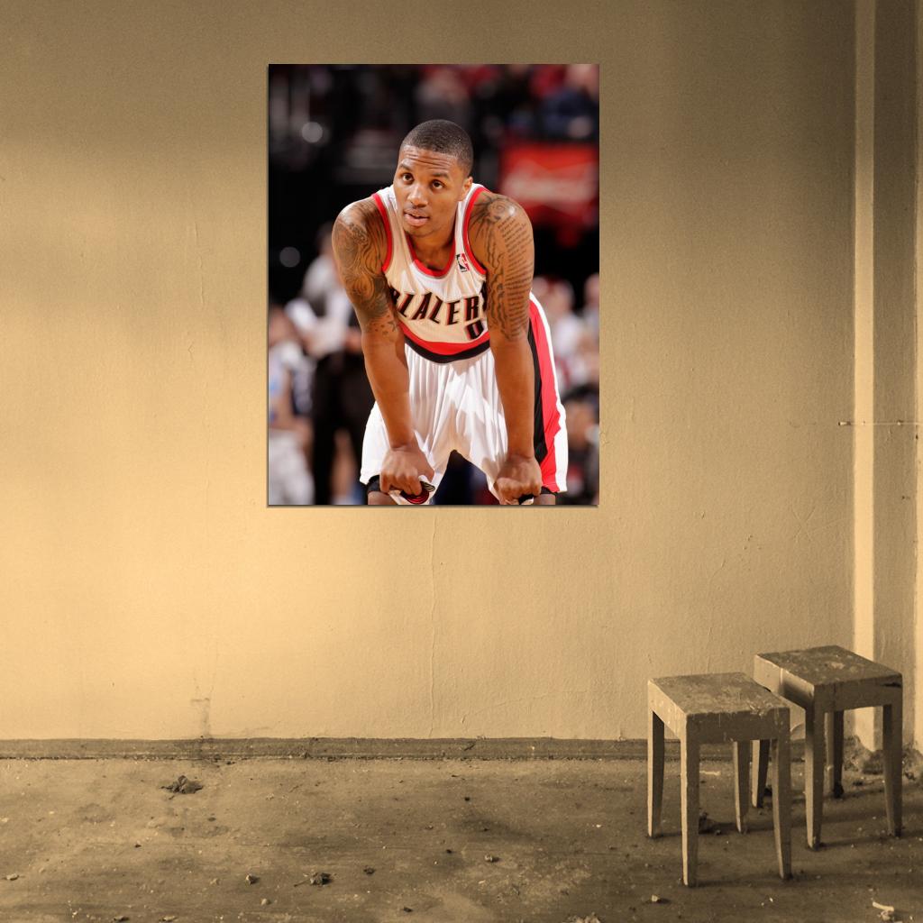 Damian Lillard Basketball Sport Wall Art Print Poster