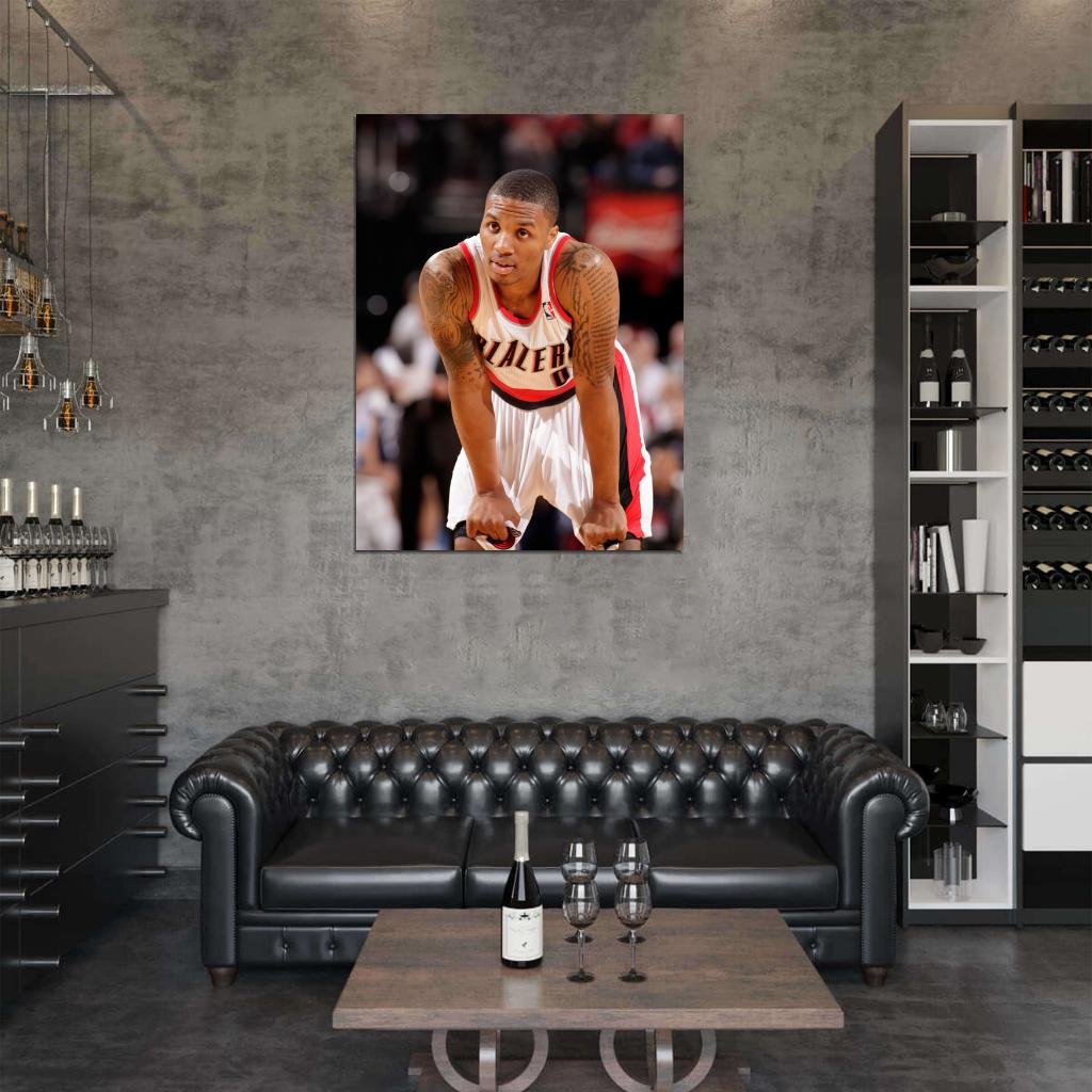 Damian Lillard Basketball Sport Wall Art Print Poster