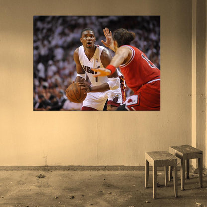 Chris Bosh Basketball Sport Wall Art Print Poster