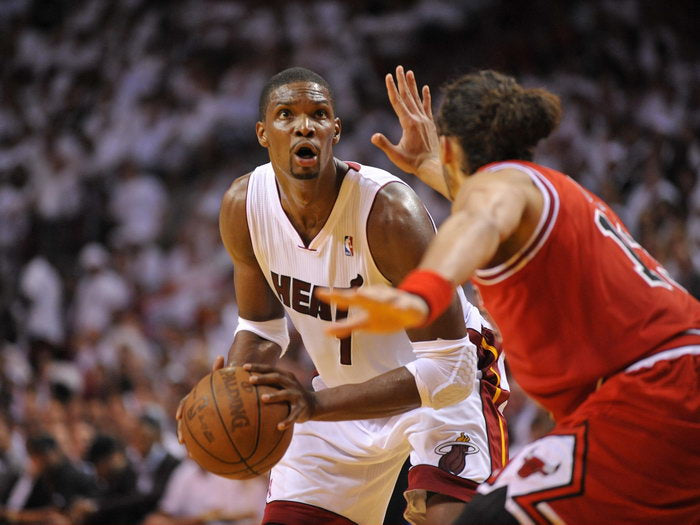 Chris Bosh Basketball Sport Wall Art Print Poster