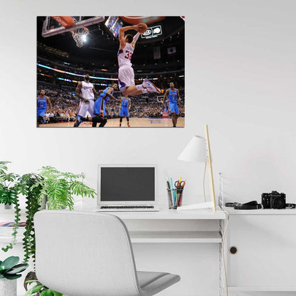 Blake Griffin Alley-oop Dunk Basketball Sport Wall Art Print Poster