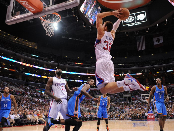 Blake Griffin Alley-oop Dunk Basketball Sport Wall Art Print Poster