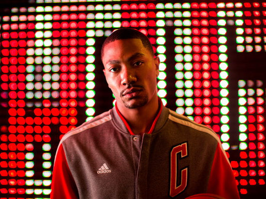 Derrick Rose Portrait Basketball Sport Wall Art Print Poster