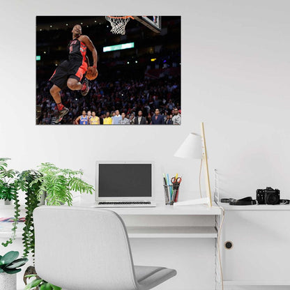 Terrence Ross Slam Dunk Contest Basketball Sport Wall Art Print Poster