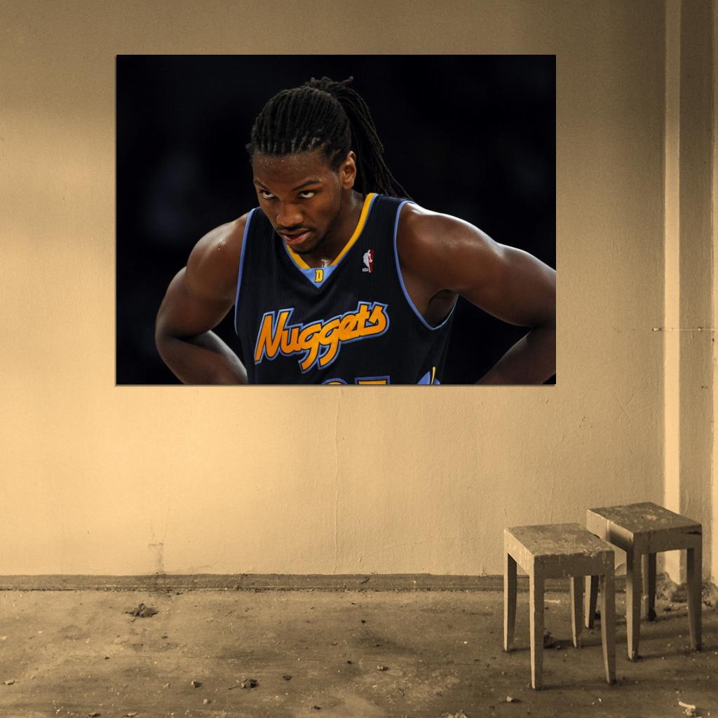Kenneth Faried Denver Manimal Basketball Sport Wall Art Print Poster