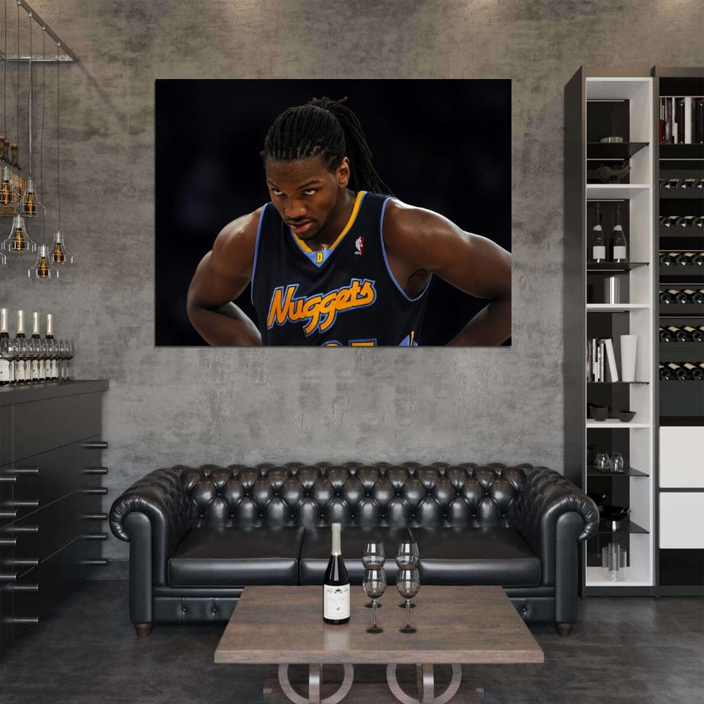 Kenneth Faried Denver Manimal Basketball Sport Wall Art Print Poster