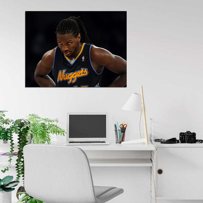 Kenneth Faried Denver Manimal Basketball Sport Wall Art Print Poster