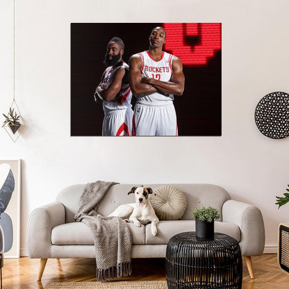 Dwight Howard James Harden Basketball Sport Wall Art Print Poster