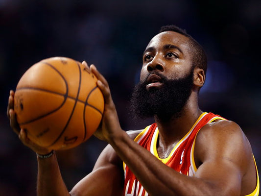 James Harden Beard Free-Throw Basketball Sport Wall Art Print Poster