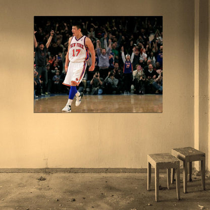Jeremy Lin New York Basketball Sport Wall Art Print Poster