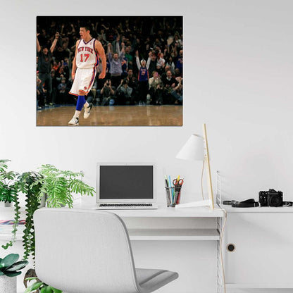 Jeremy Lin New York Basketball Sport Wall Art Print Poster