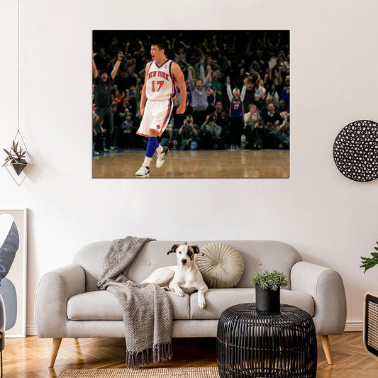 Jeremy Lin New York Basketball Sport Wall Art Print Poster